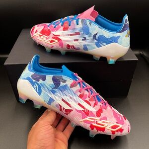 Size 7 - Adidas F50 Elite FG A Bathing Ape Bape Multi Camo Soccer Cleats 2025